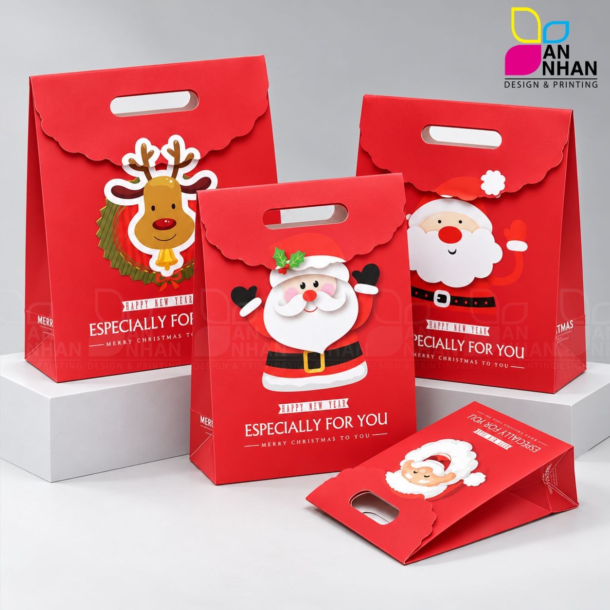 T&uacute;i giấy quai x&aacute;ch - nắp gập